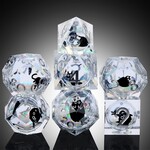 Dice Habit Dice Habit Liquid Core Diamond Kitty Polyhedral 7 Die Set