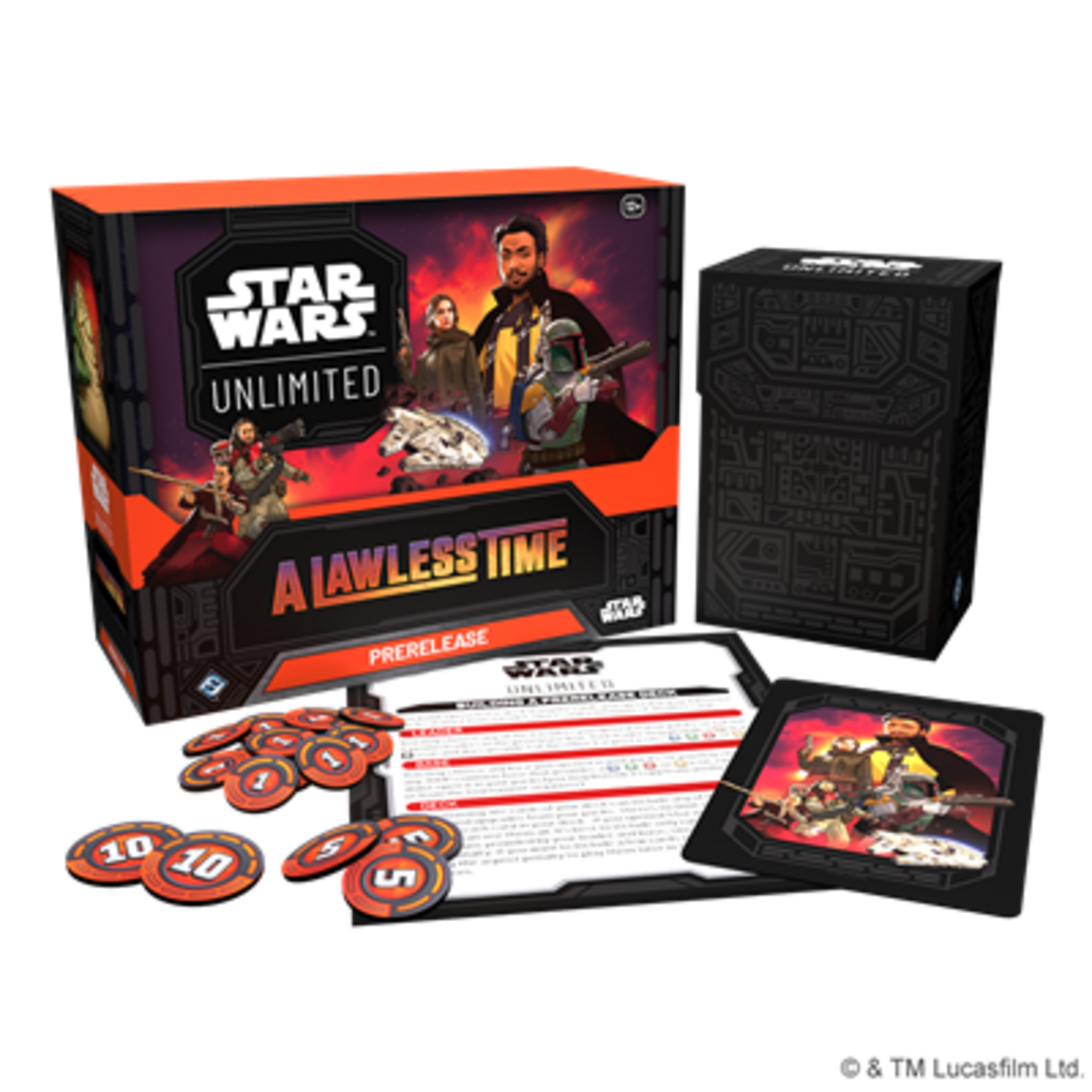 Fantasy Flight Games Star Wars Unlimited A Lawless Time Prerelease Pack