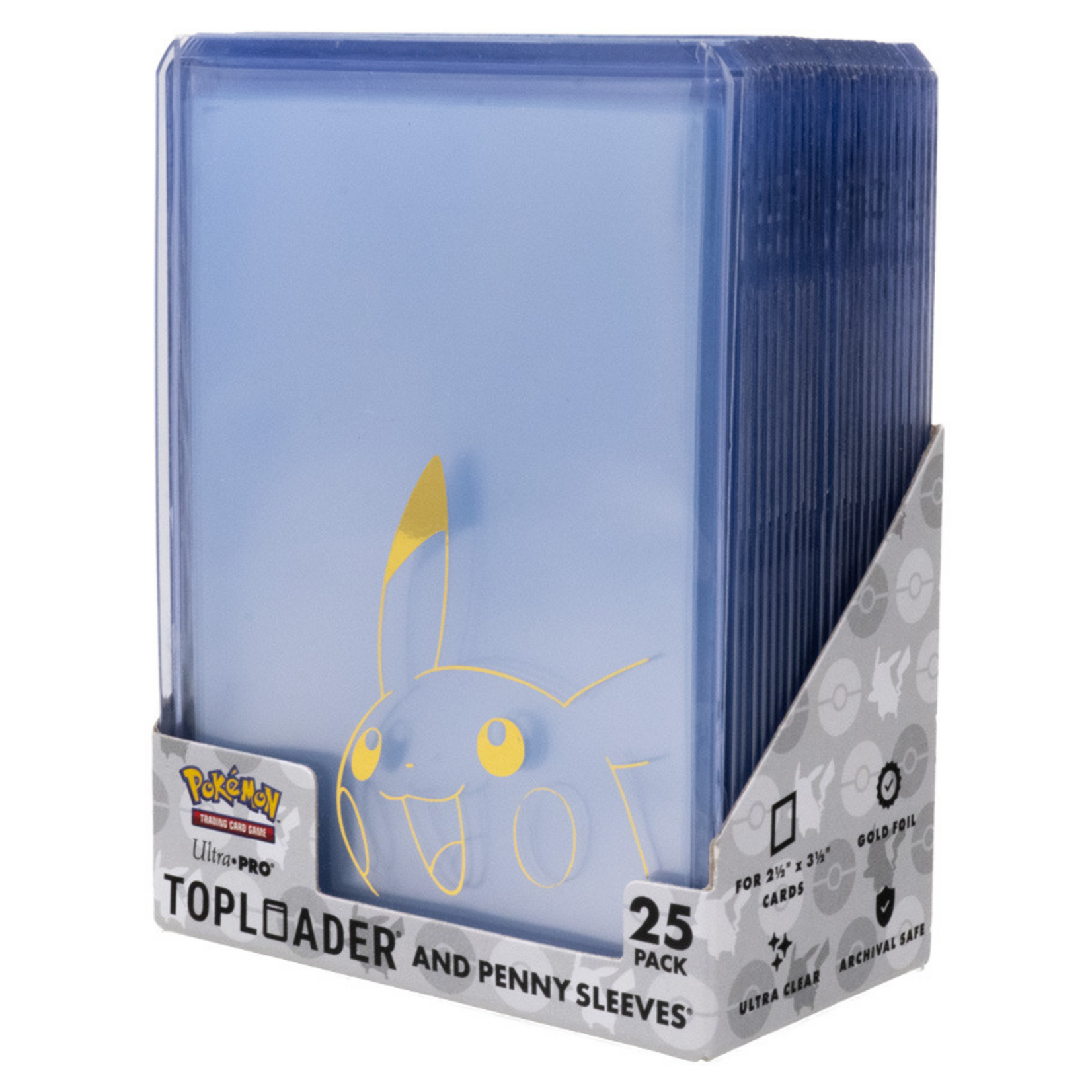 Ultra Pro Ultra Pro Pikachu Toploader and Penny Sleeves Combo Pack 3 x 4 in 25 ct PACK
