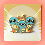 HeyyoJojo Pokemon Squirtle Squad Party Friend Pin
