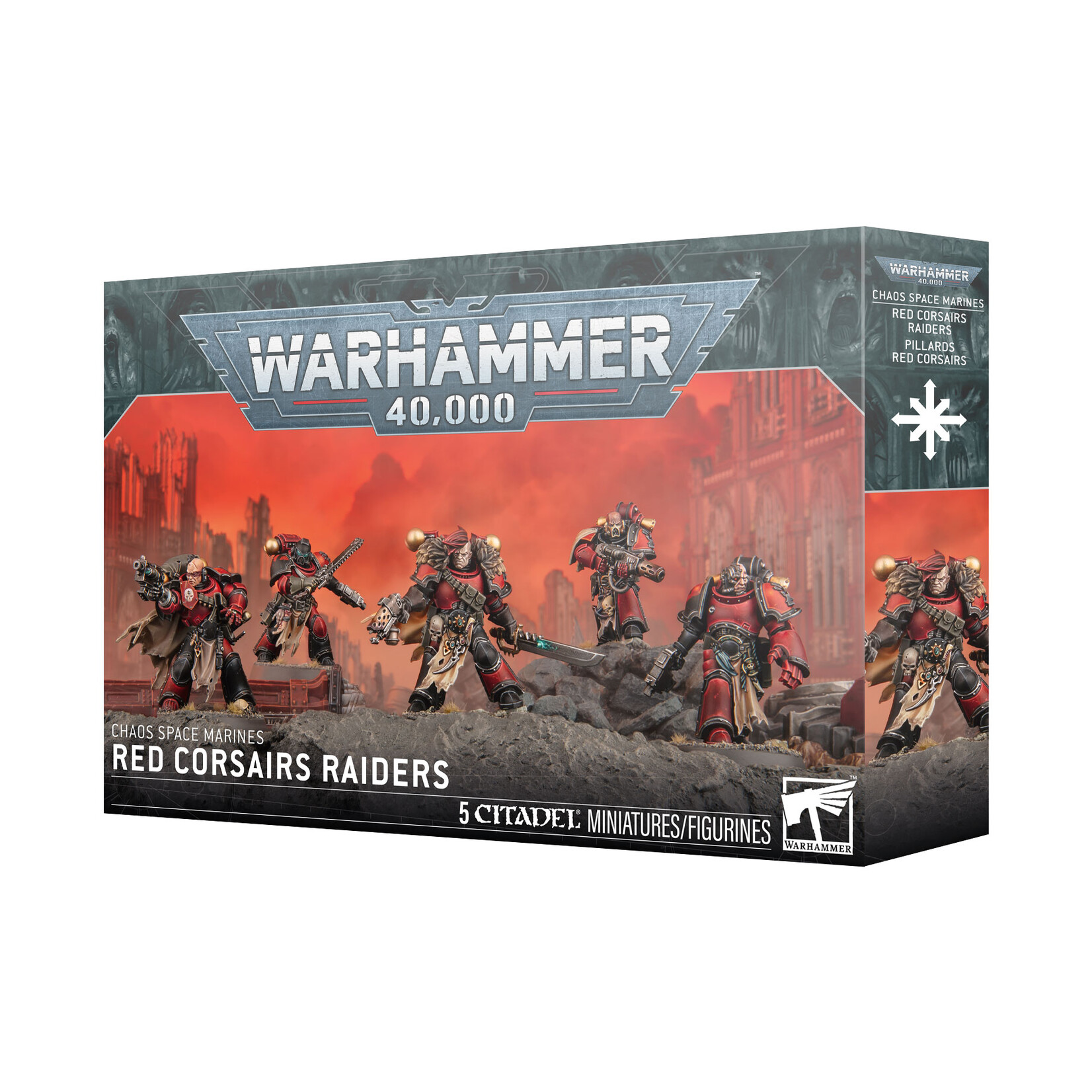 Games Workshop Warhammer 40k Chaos Space Marines Red Corsairs Raiders