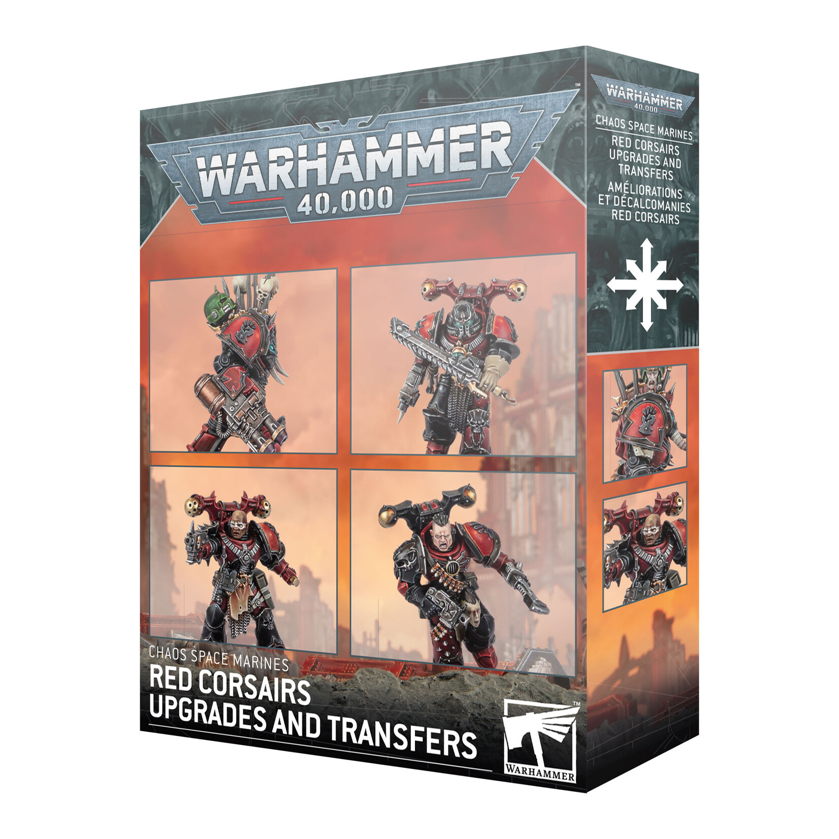 Games Workshop Warhammer 40k Chaos Space Marines Red Corsairs Upgrades and Transfers