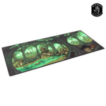 Orange Nebula Curator Desk Mat Arcane Landscapes The Caverns