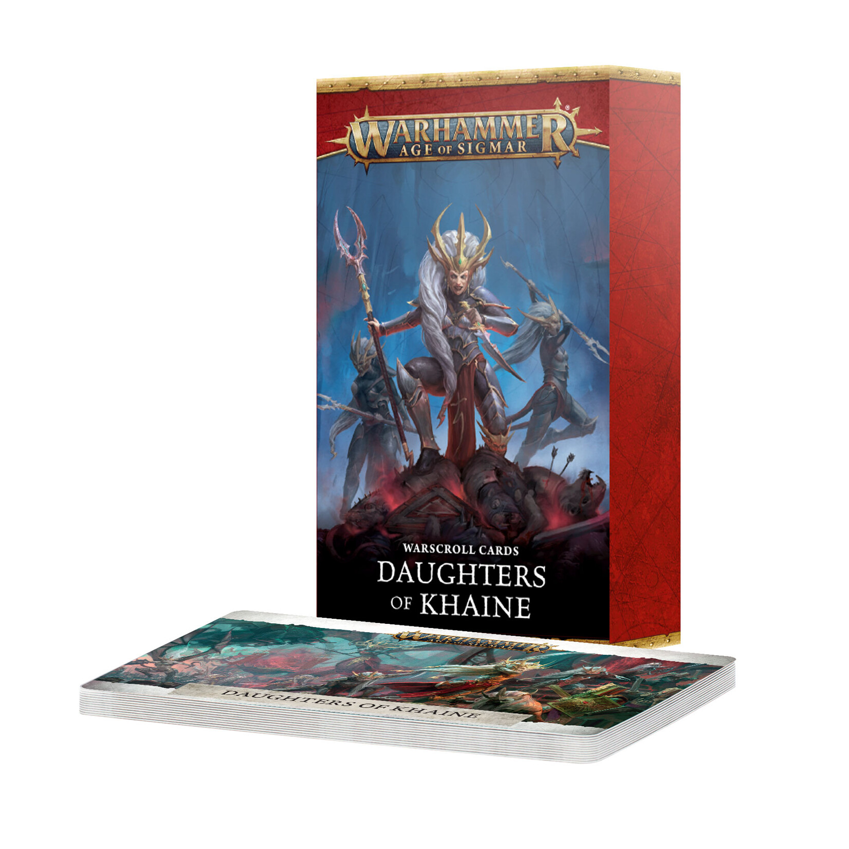 Games Workshop Warhammer Age of Sigmar Warscroll Cards Daughters of Khaine 4E