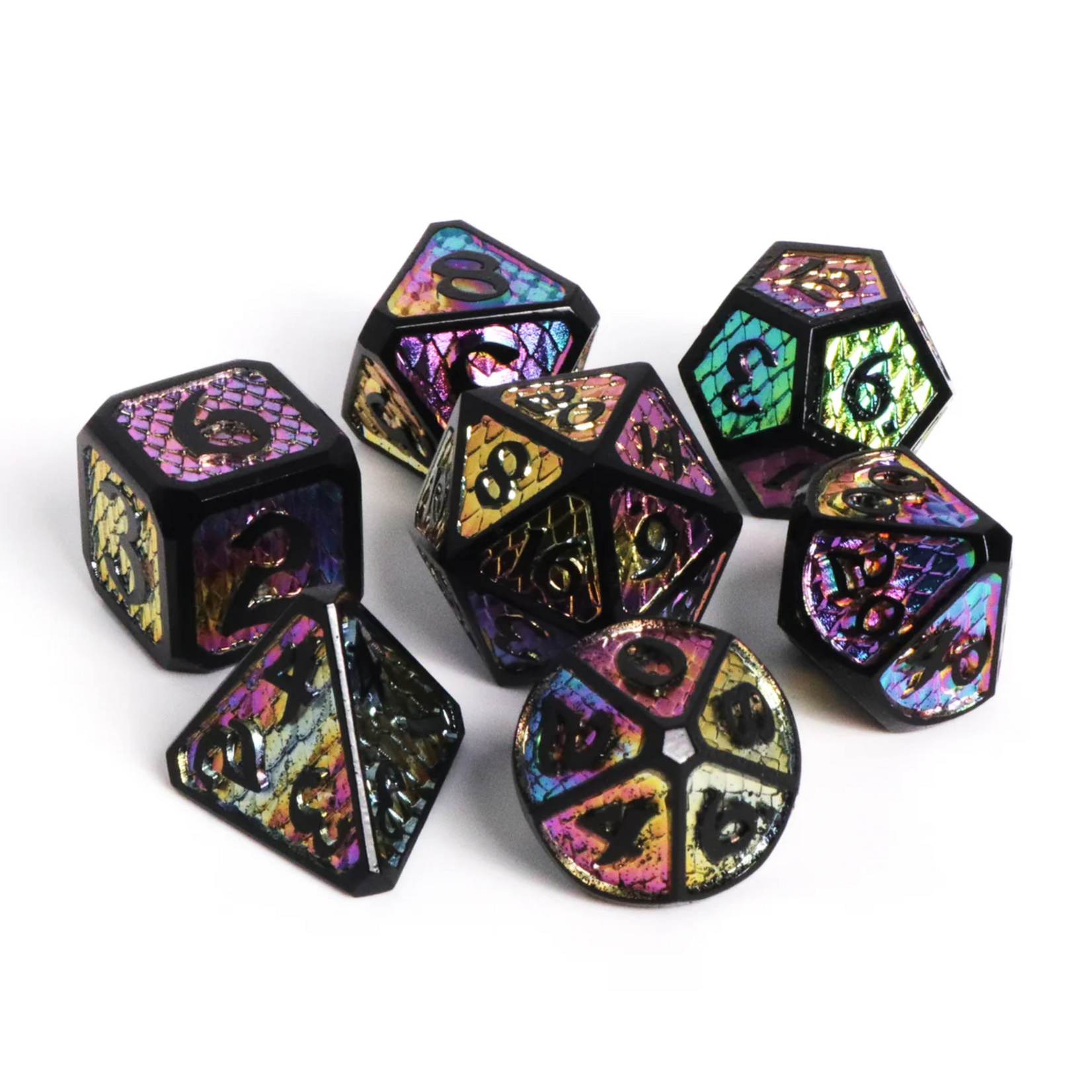 Die Hard Dice Die Hard Wildfyre Metal Polyhedral 7 die set