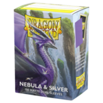 Arcane Tinmen Dragon Shield Sleeves Matte Dual Nebula and Silver 100 ct