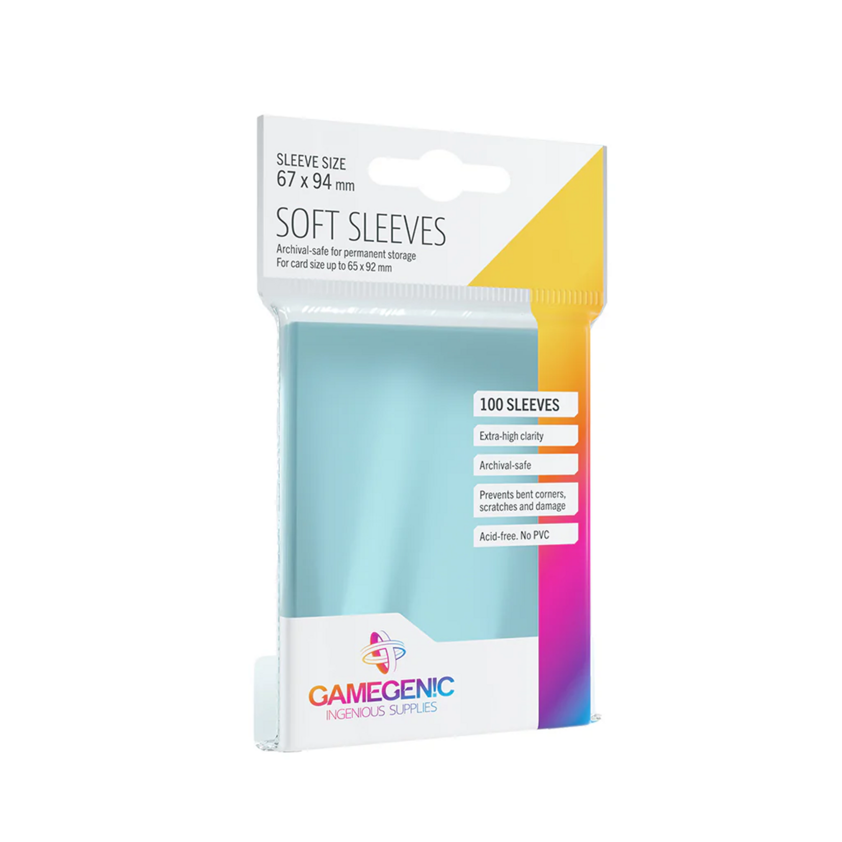 Gamegenic GameGenic Soft Sleeves 67 x 94 mm 100 ct