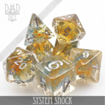 DND Dice DND Dice System Shock Polyhedral 7 die set