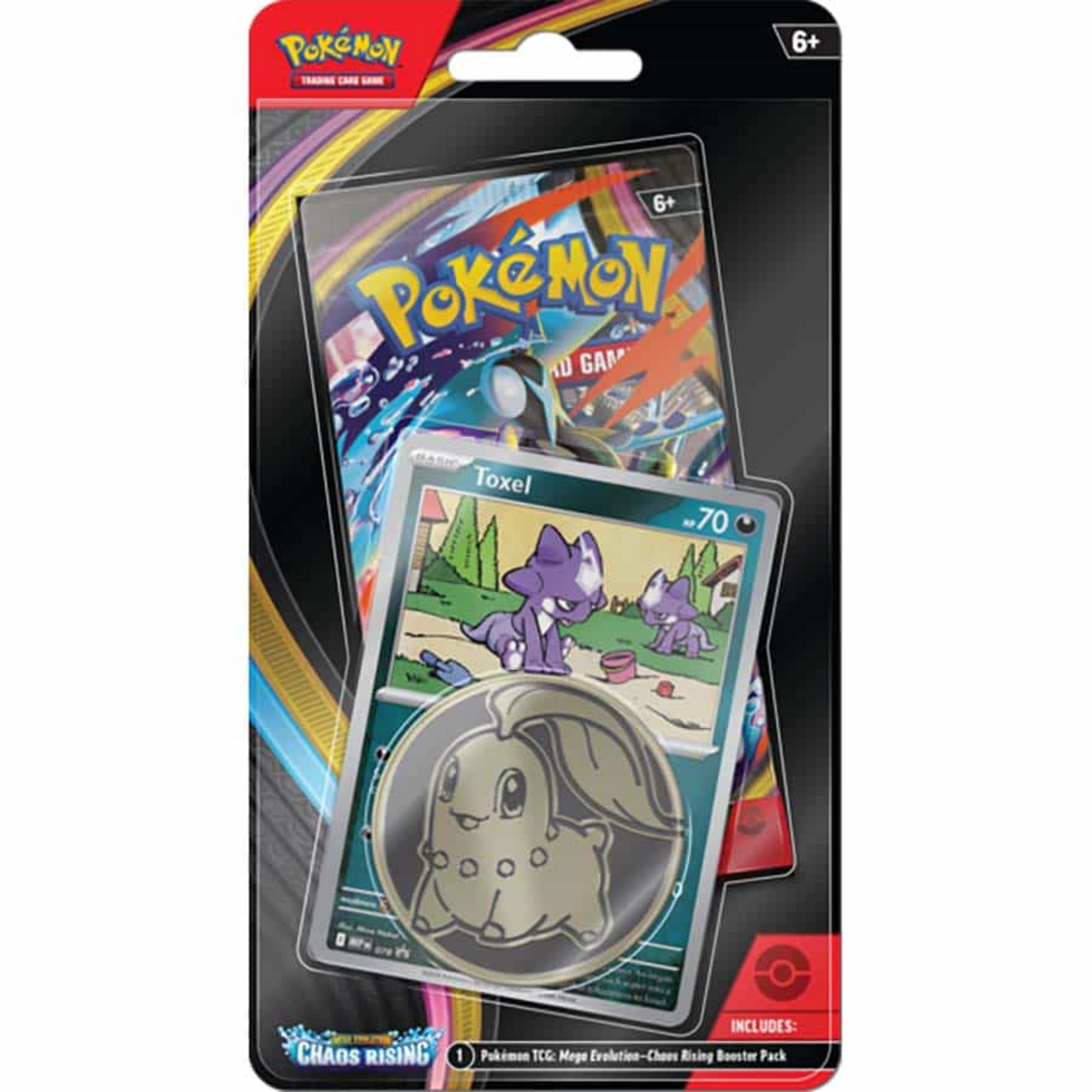 Pokemon Company International Pokemon Mega Evolution 4 Chaos Rising Checklane Booster Toxel