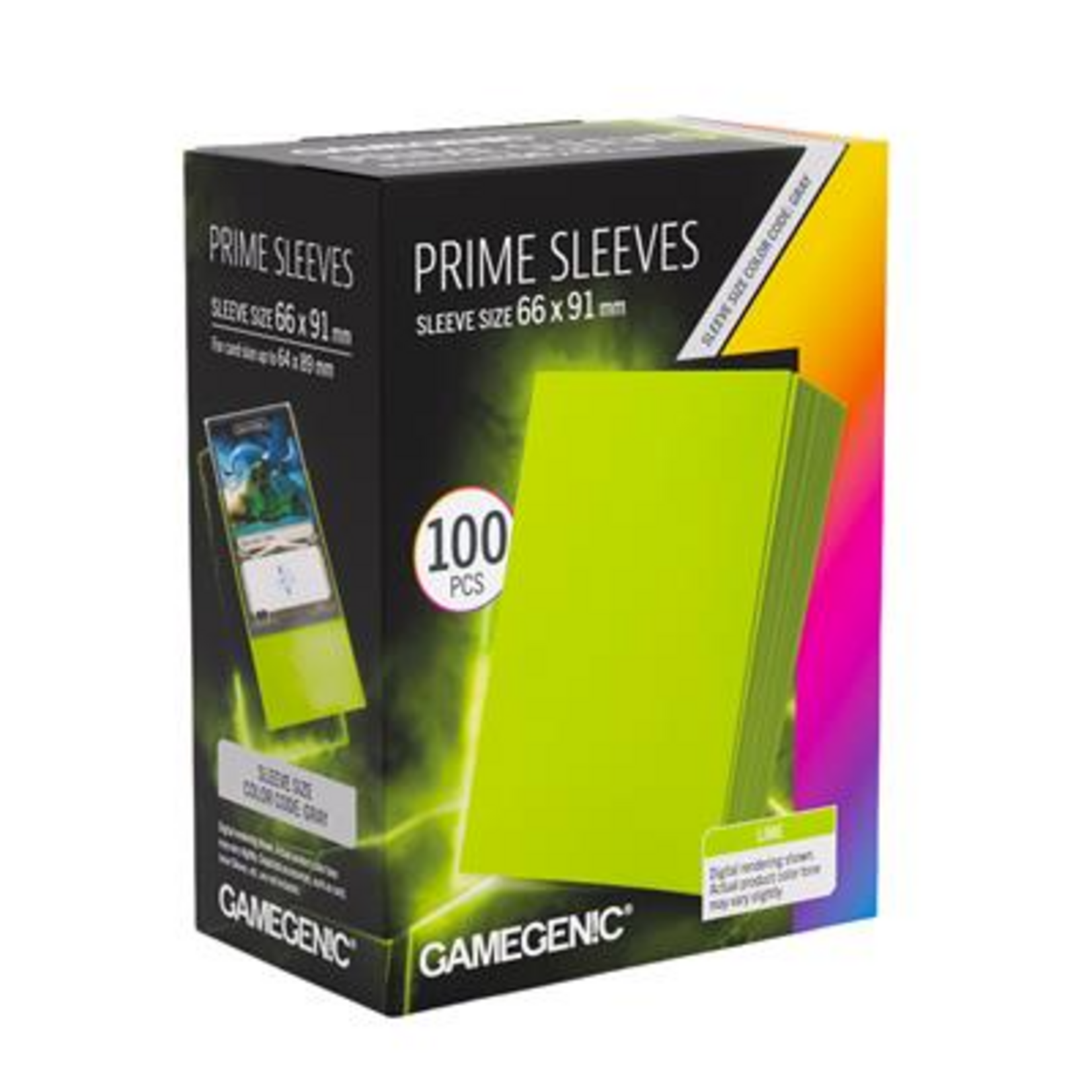 Gamegenic GameGenic Prime Sleeves Lime 100 ct