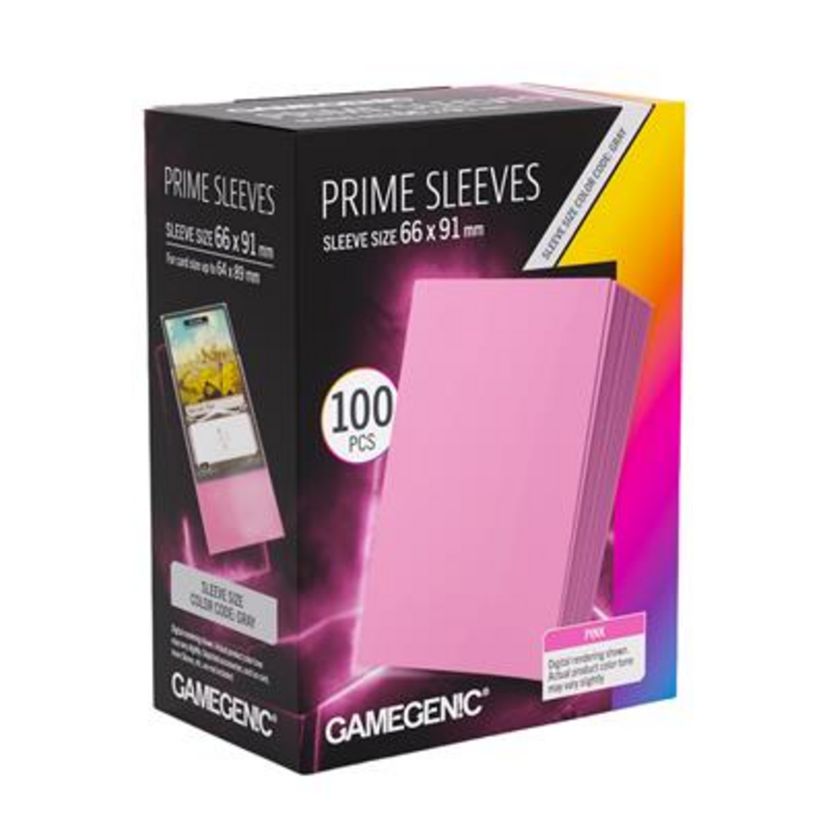 Gamegenic GameGenic Prime Sleeves Pink 100 ct