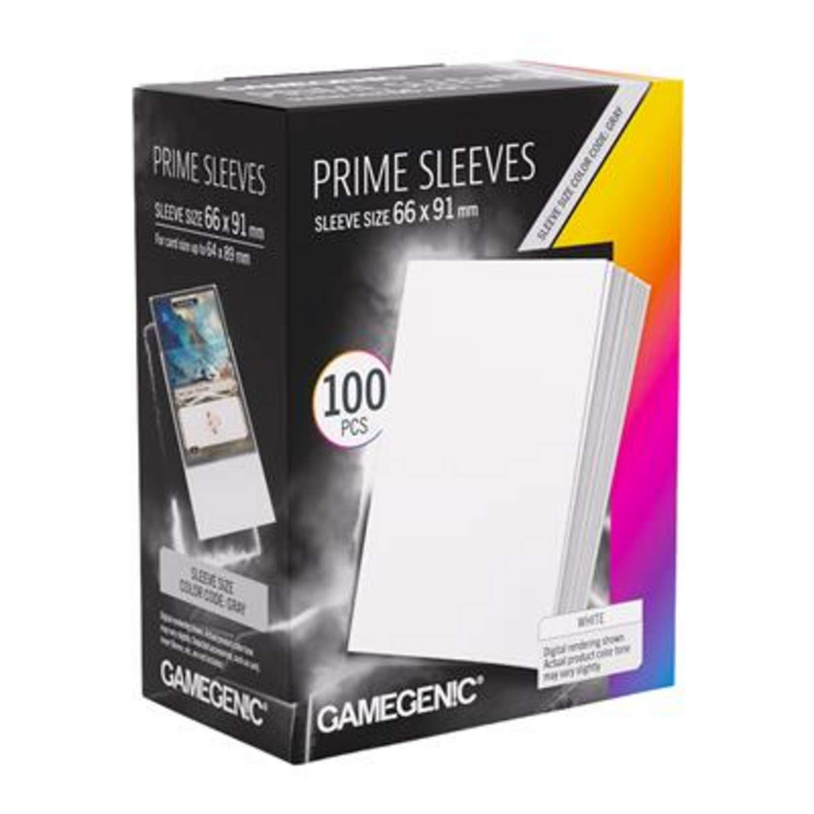 Gamegenic GameGenic Prime Sleeves White 100 ct