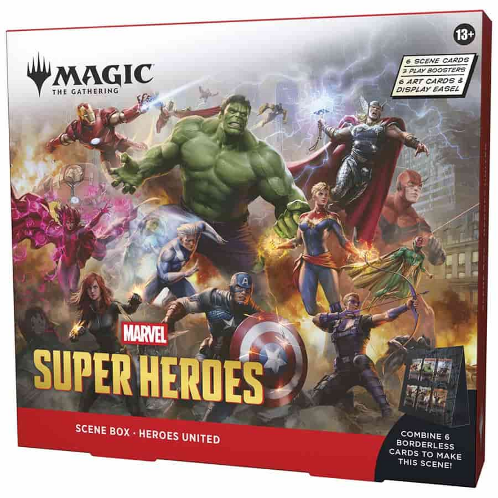 Wizards of the Coast Magic the Gathering Marvel Super Heroes Scene Box Heroes United