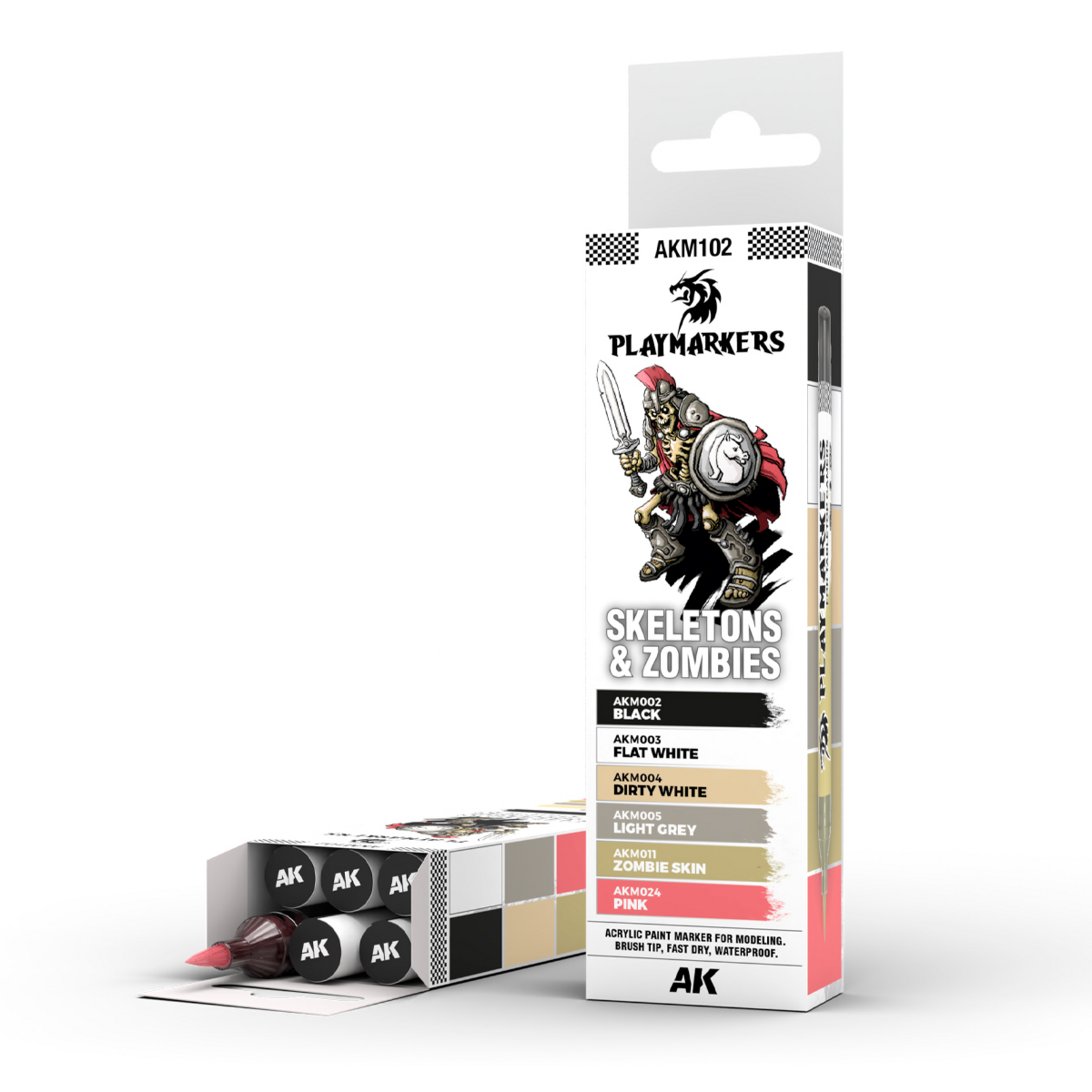 AK Interactive AK Interactive Playmarkers Set Skeletons and Zombies