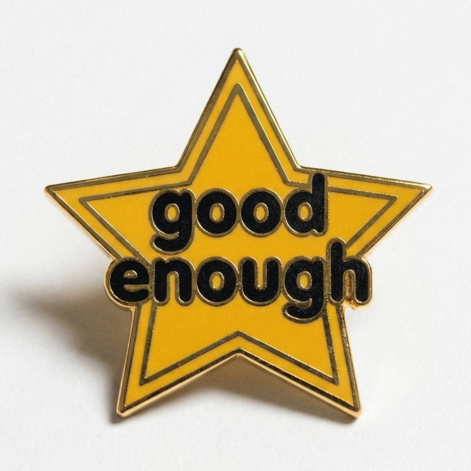 Strike Gently Co Good Enough Star Enamel Pin