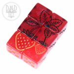 DND Dice DND Dice Strawberry Patch 6 d6 die set