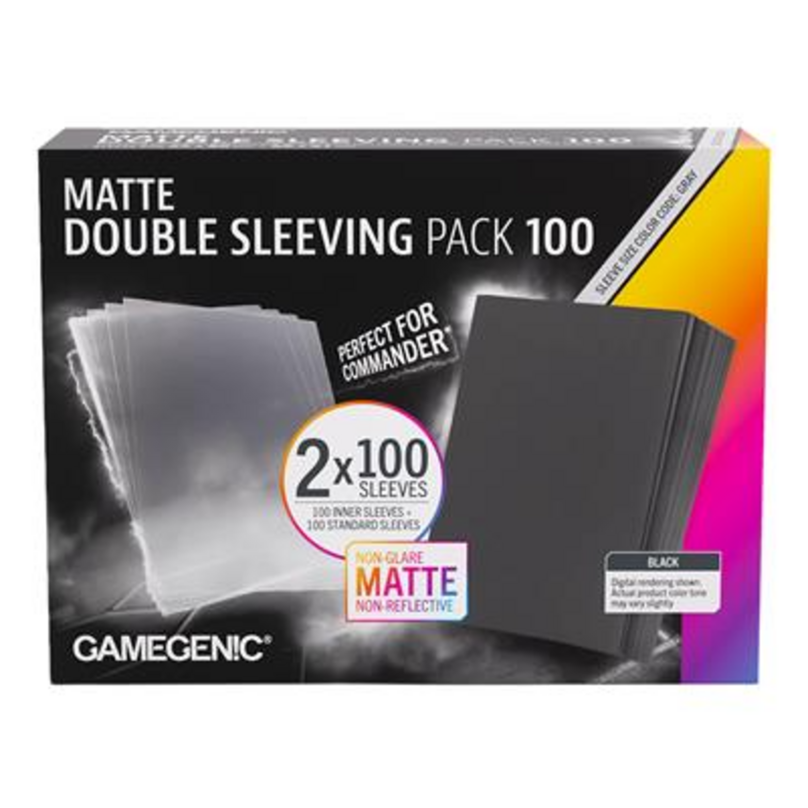 Gamegenic GameGenic Matte Double Sleeve Pack 100 ct