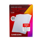 Gamegenic GameGenic Board Game Sleeves Catan English Clear 50 ct