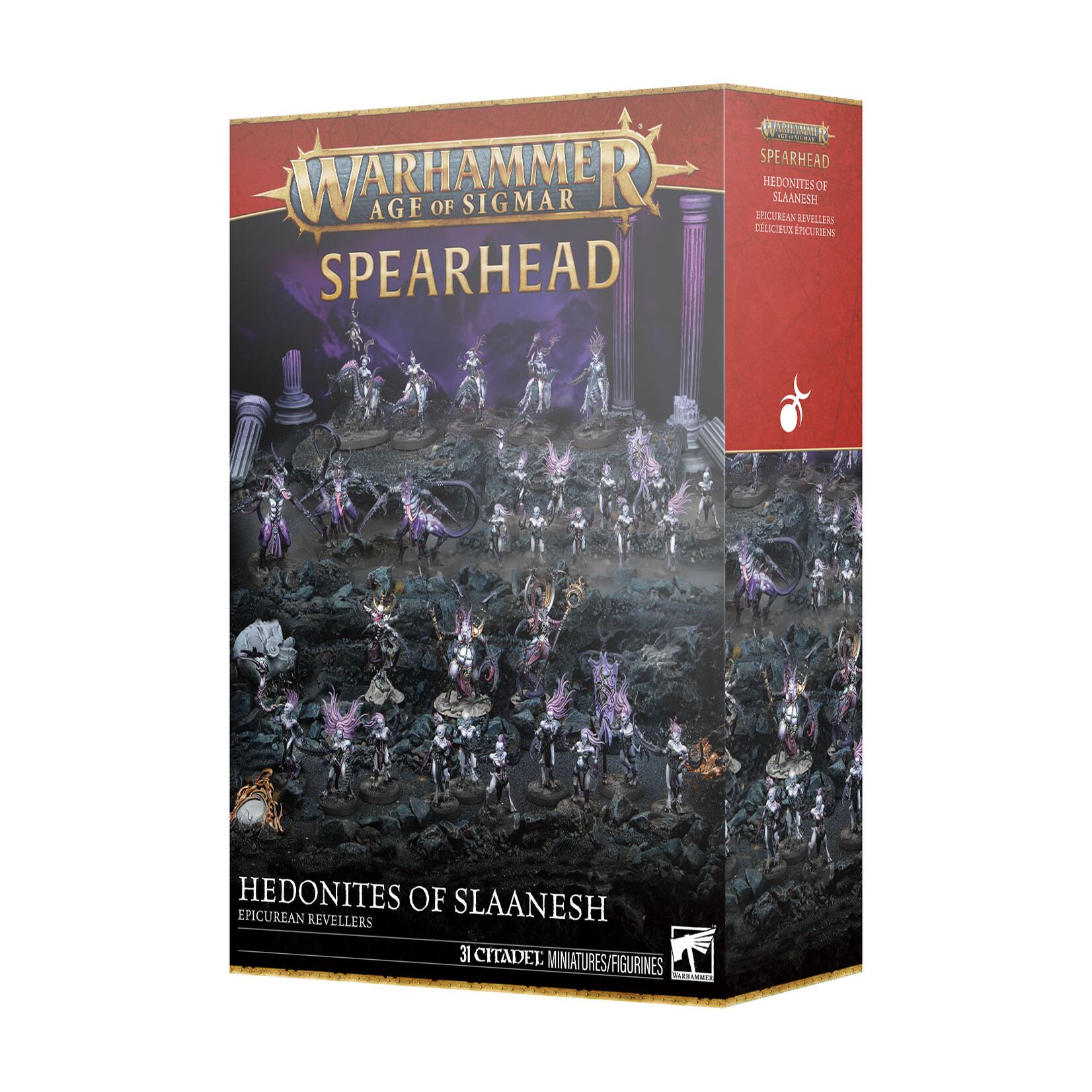 Games Workshop Warhammer Age of Sigmar Spearhead Hedonites of Slaanesh Epicurean Revellers