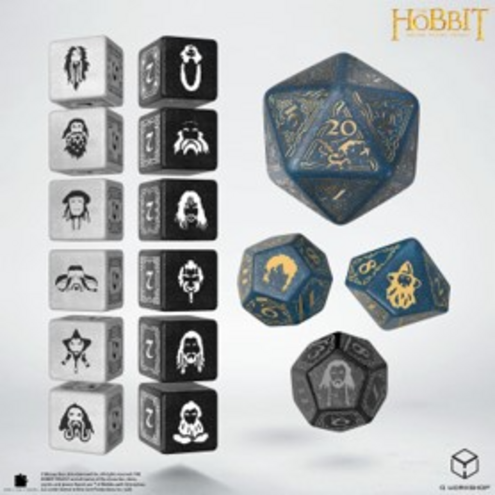 Q-Workshop Q-Workshop The Hobbit TCG Dice Set Aether Vale 16 die set