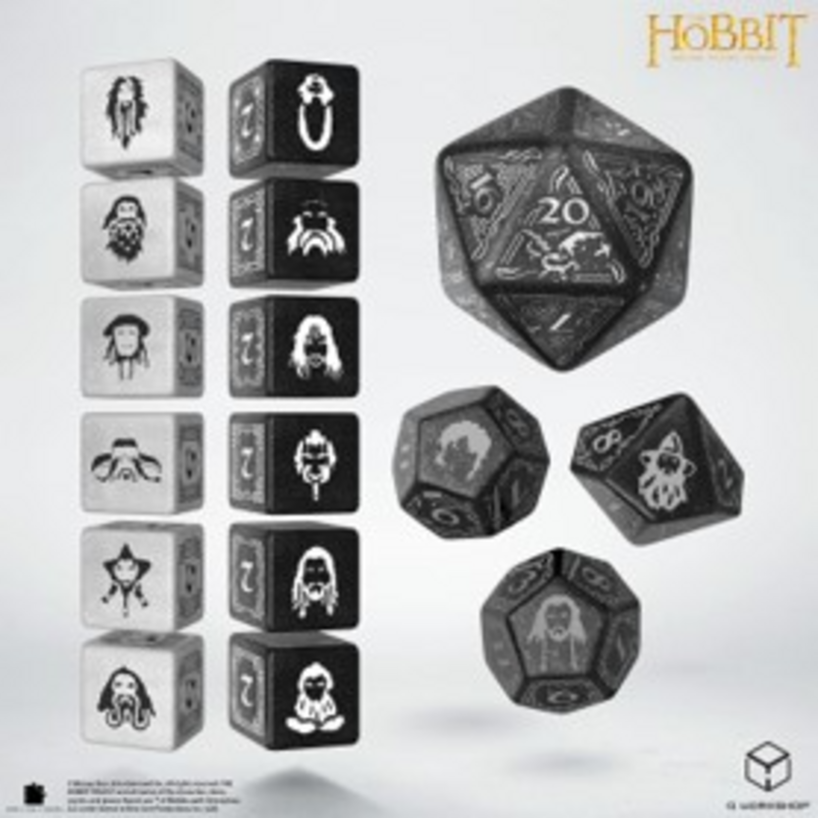 Q-Workshop Q-Workshop The Hobbit TCG Dice Set Umbral Hollow 16 die set
