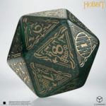 Q-Workshop Q-Workshop The Hobbit TCG Spindown d20 Verdant Jumbo Die