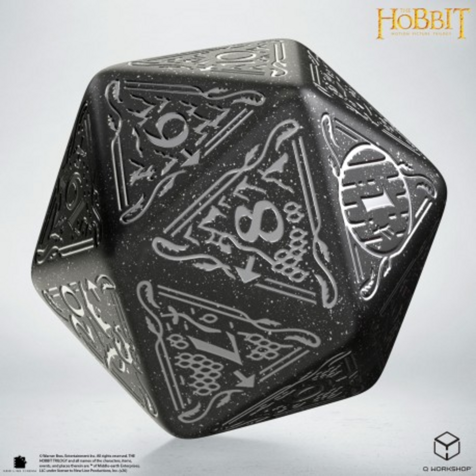 Q-Workshop Q-Workshop The Hobbit TCG Spindown d20 Umbral Jumbo Die