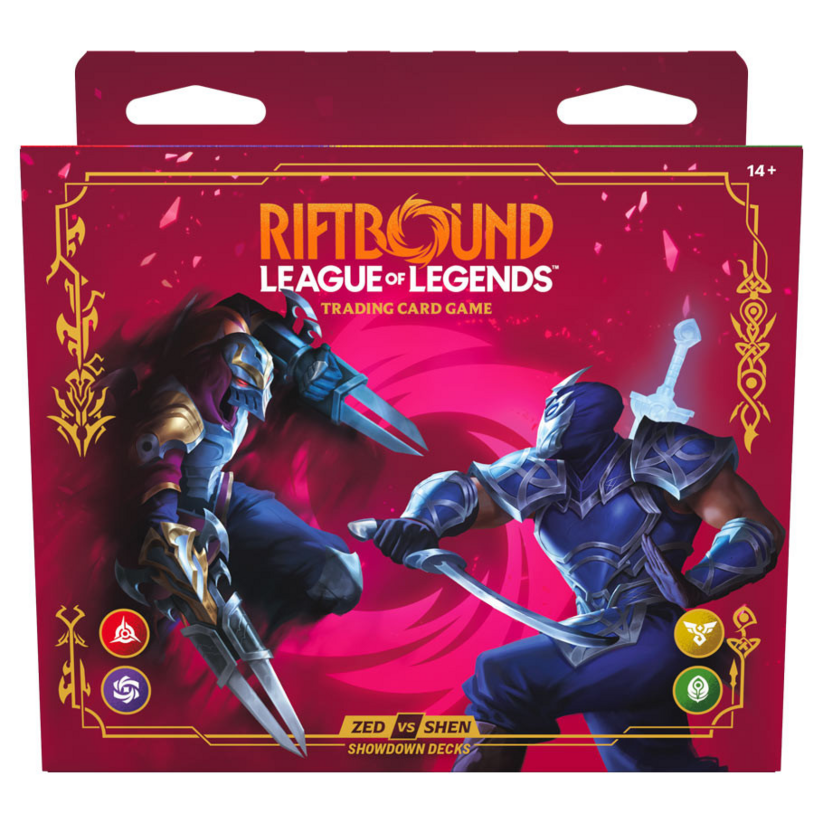 UVS Games Riftbound League of Legends TCG Vendetta Showdown Decks Zed vs Shen PACK