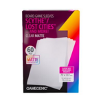 Gamegenic GameGenic Board Game Sleeves Scythe Clear Matte 60 ct