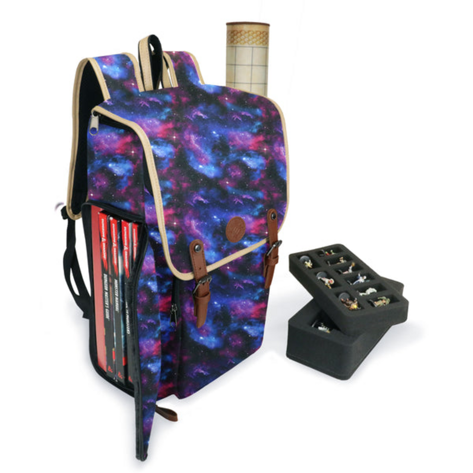 Enhance Gaming ENHANCE Designer Edition DnD Backpack Stylish RPG Travel Bag Galaxy