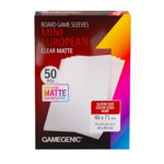 Gamegenic GameGenic Board Game Sleeves Mini European Clear Matte 50 ct