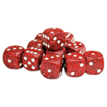Chessex Chessex Speckled Lava Stone 16 mm d6 12 die set
