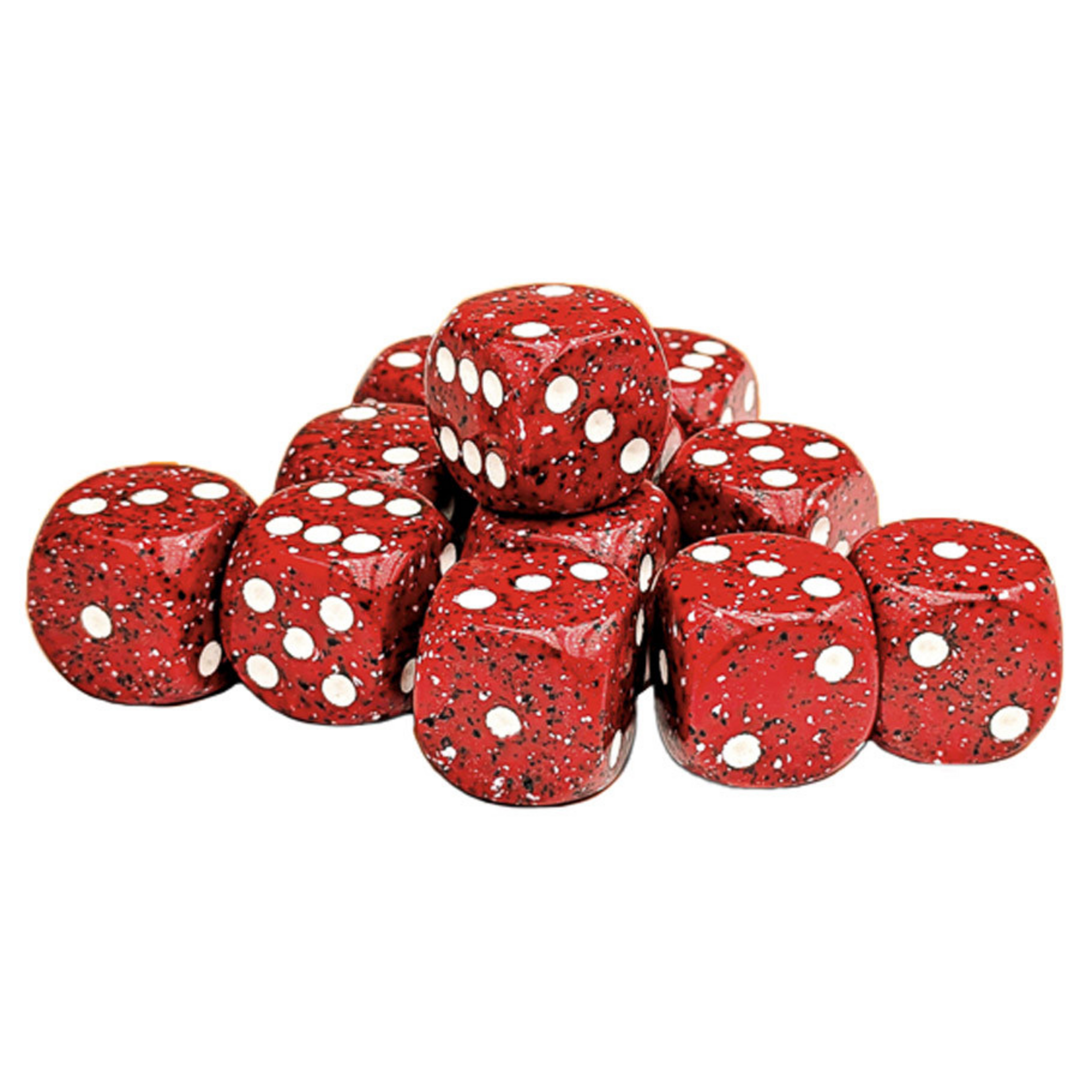 Chessex Chessex Speckled Lava Stone 16 mm d6 12 die set