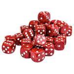 Chessex Chessex Speckled Lava Stone 12 mm d6 36 die set