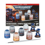 Games Workshop Warhammer Colour Warhammer 40k Space Marines Intercessors and Paint Set