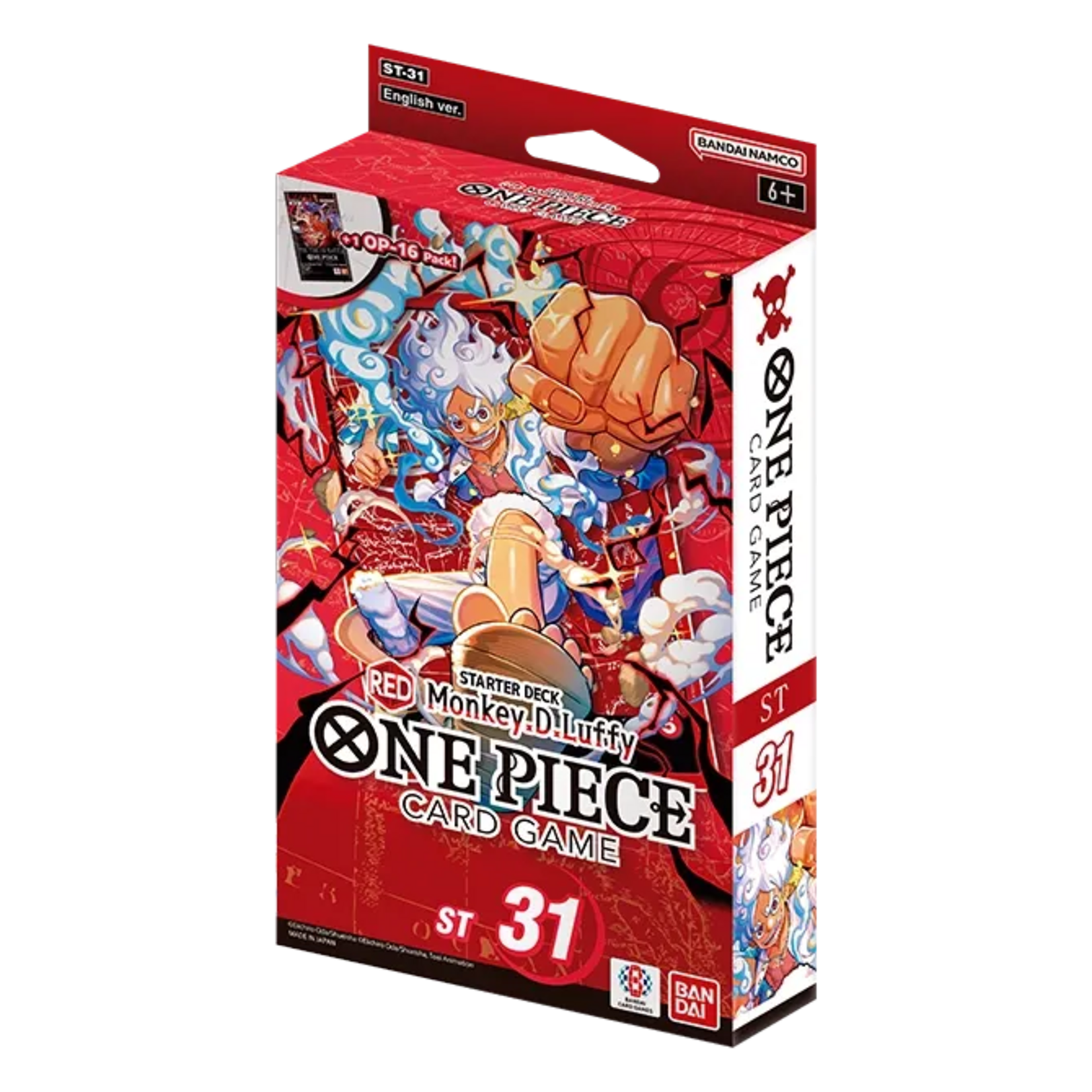 Bandai One Piece TCG Starter Deck Red Monkey D Luffy ST-31 PACK
