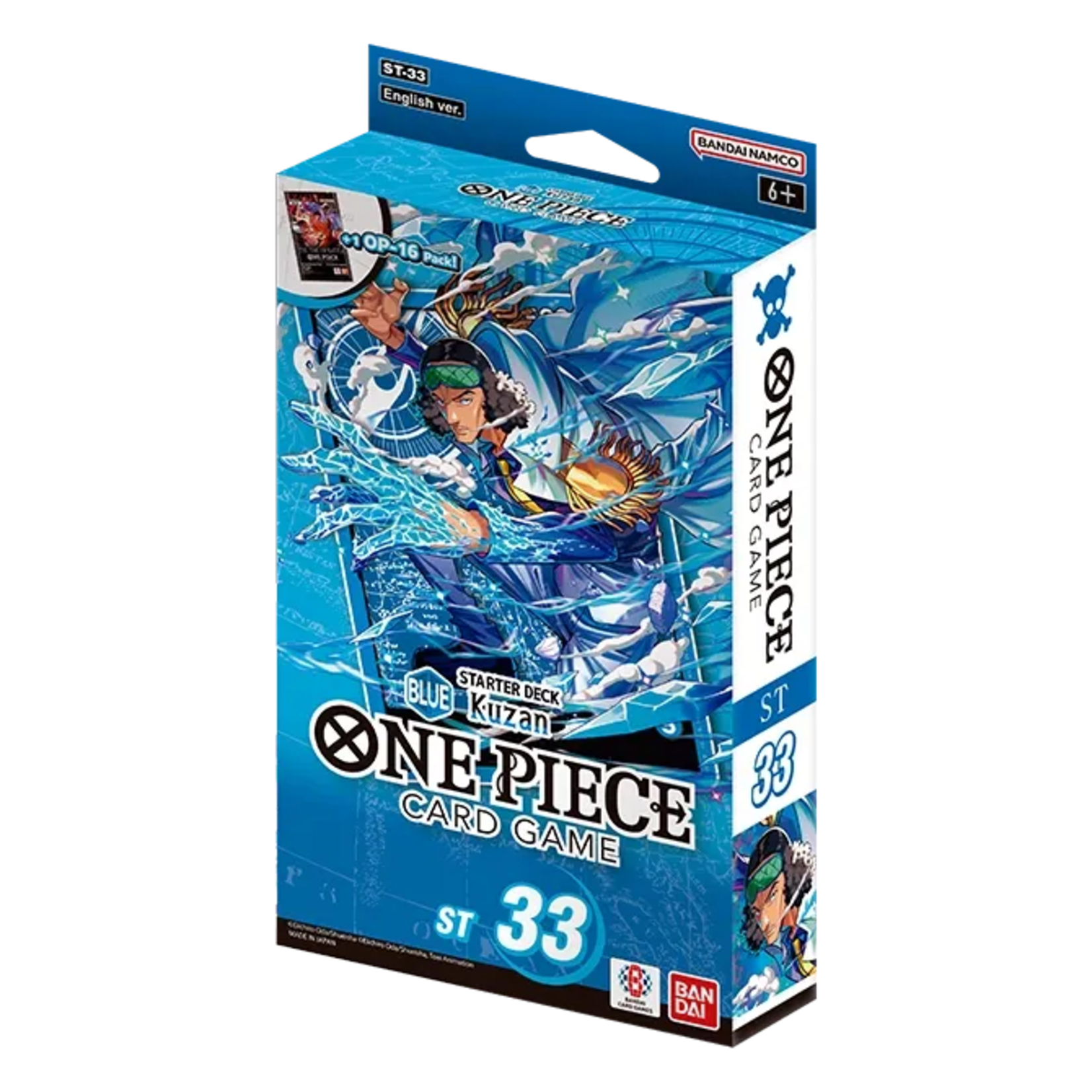 Bandai One Piece TCG Starter Deck Blue Kuzan ST-33 PACK