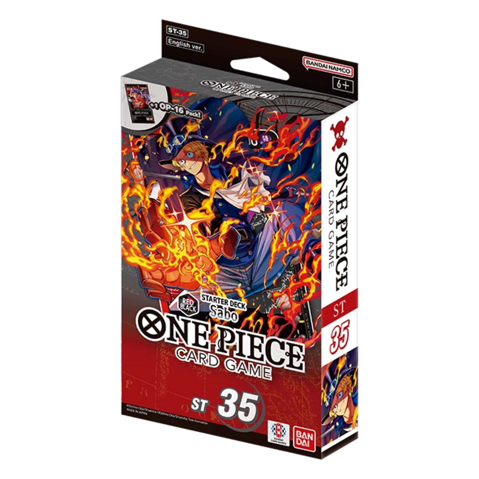 Bandai One Piece TCG Starter Deck Red Black Sabo ST-35 PACK