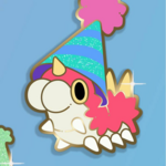 Xhilyn Party Hat Wurmple Enamel Pin