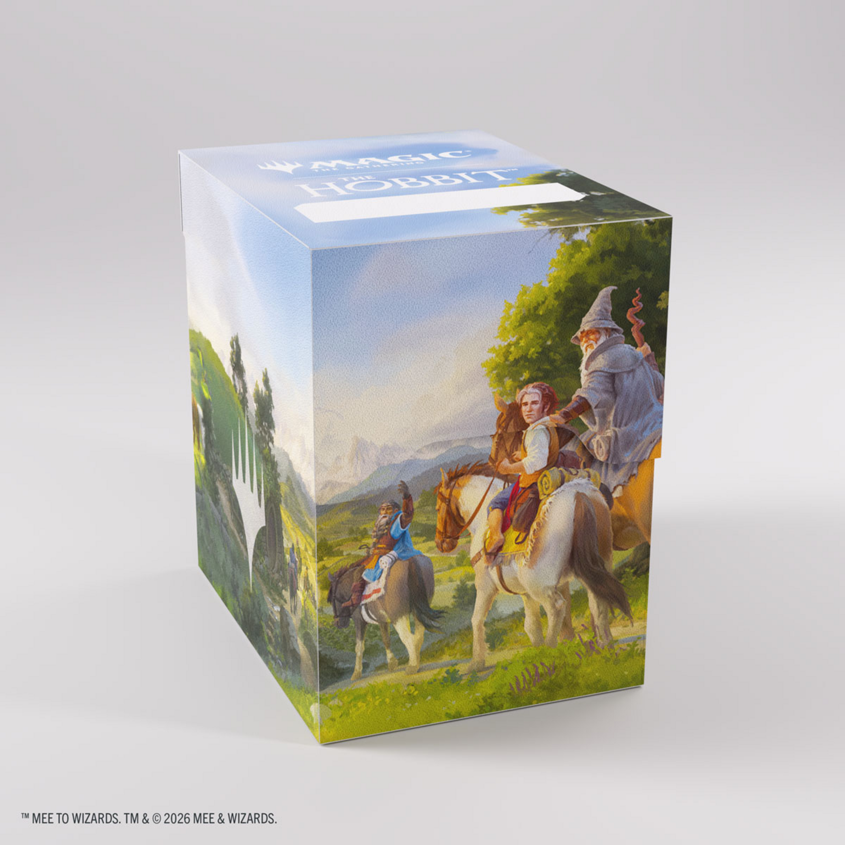 Gamegenic GameGenic MTG Soft Crate 80+ Deck Box The Hobbit Leaving Hobbiton Troop of Ponies