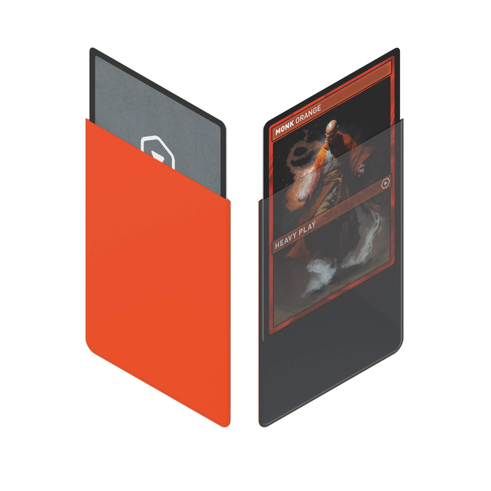 Heavy Play Heavy Play CURV Sleeves Standard Monk Orange 100 ct