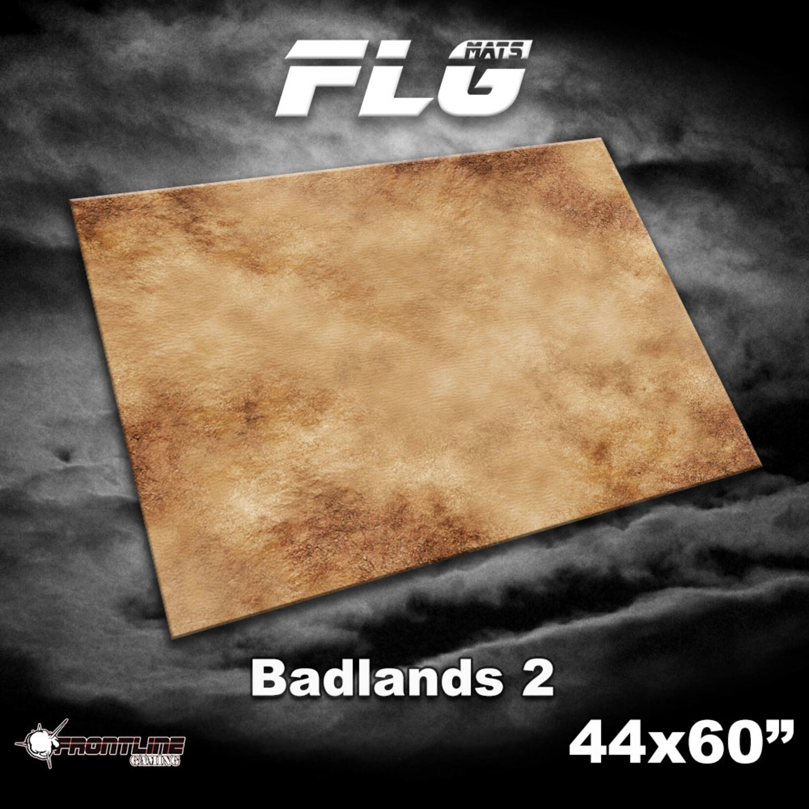 Frontline Gaming 44 x 60 in FLG Mat Badlands 2