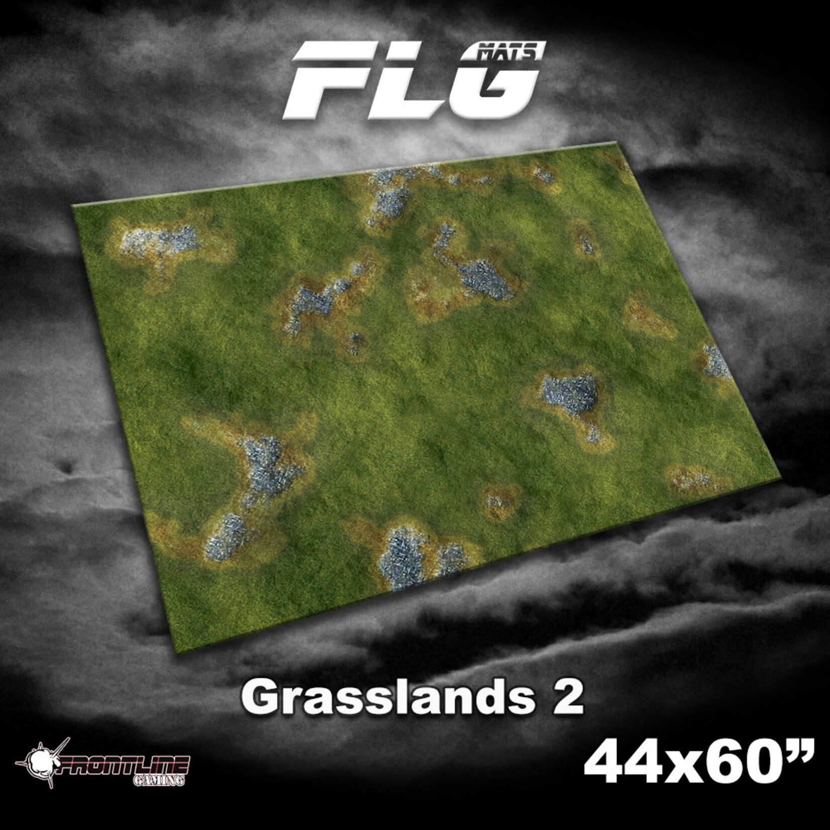 Frontline Gaming 44 x 60 in FLG Mat Grasslands 2