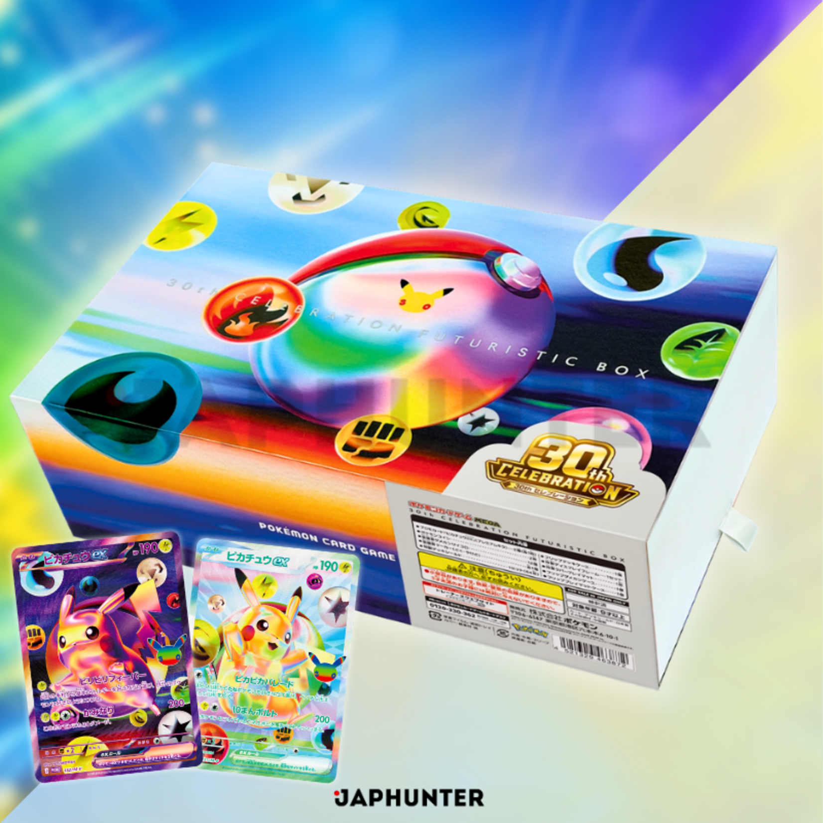 Pepper Joy Pokemon MEGA 30th Celebration Futuristic Box