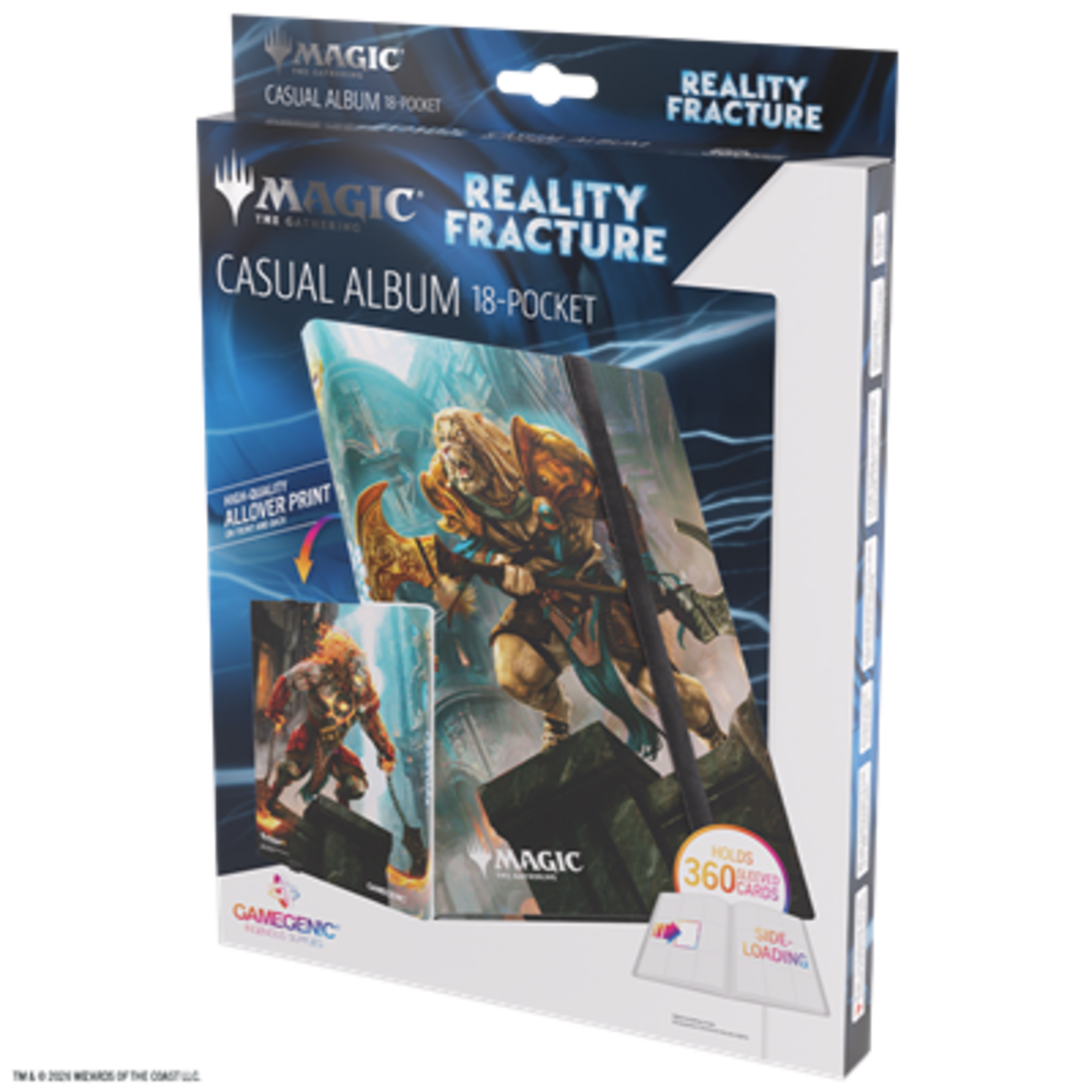 Gamegenic GameGenic Casual 18-Pocket Album MTG Reality Fracture Ajani Path of Vengeance Counterattack Leader