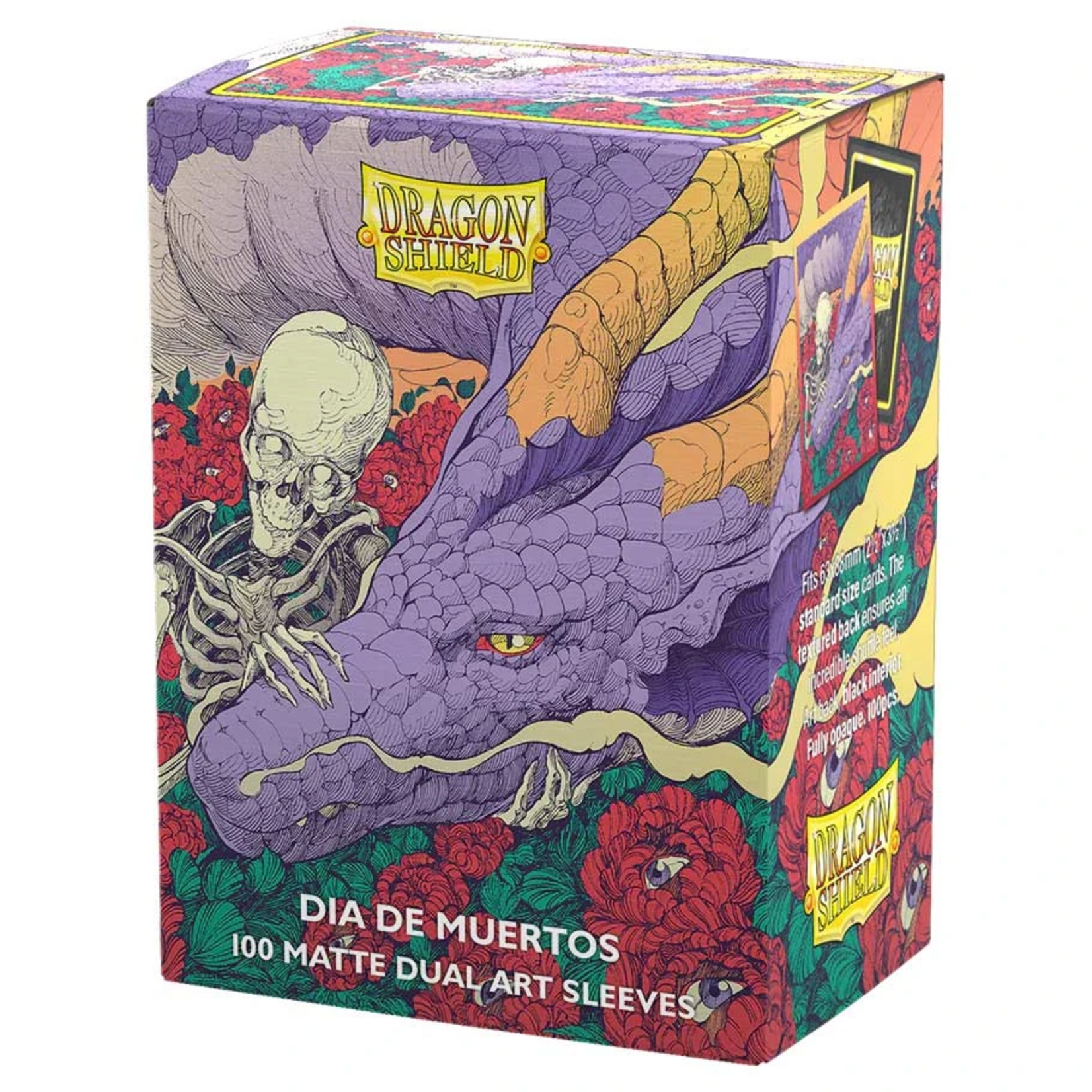 Arcane Tinmen Dragon Shield Art Matte Dual Dia De Muertos Sleeves 100 ct