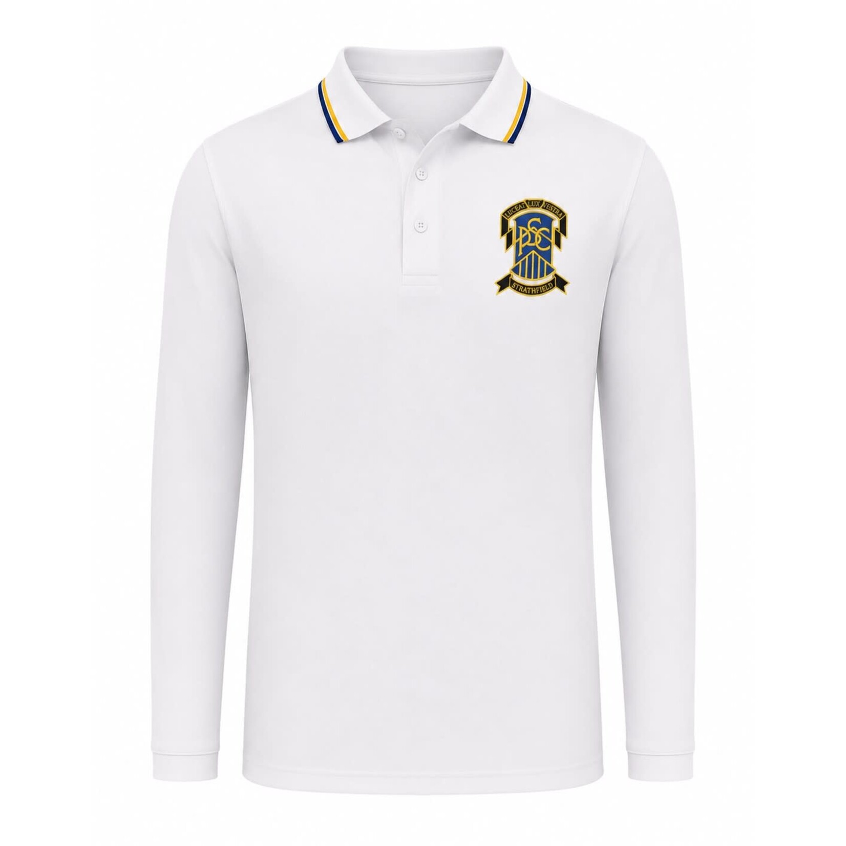 White Polo L/S