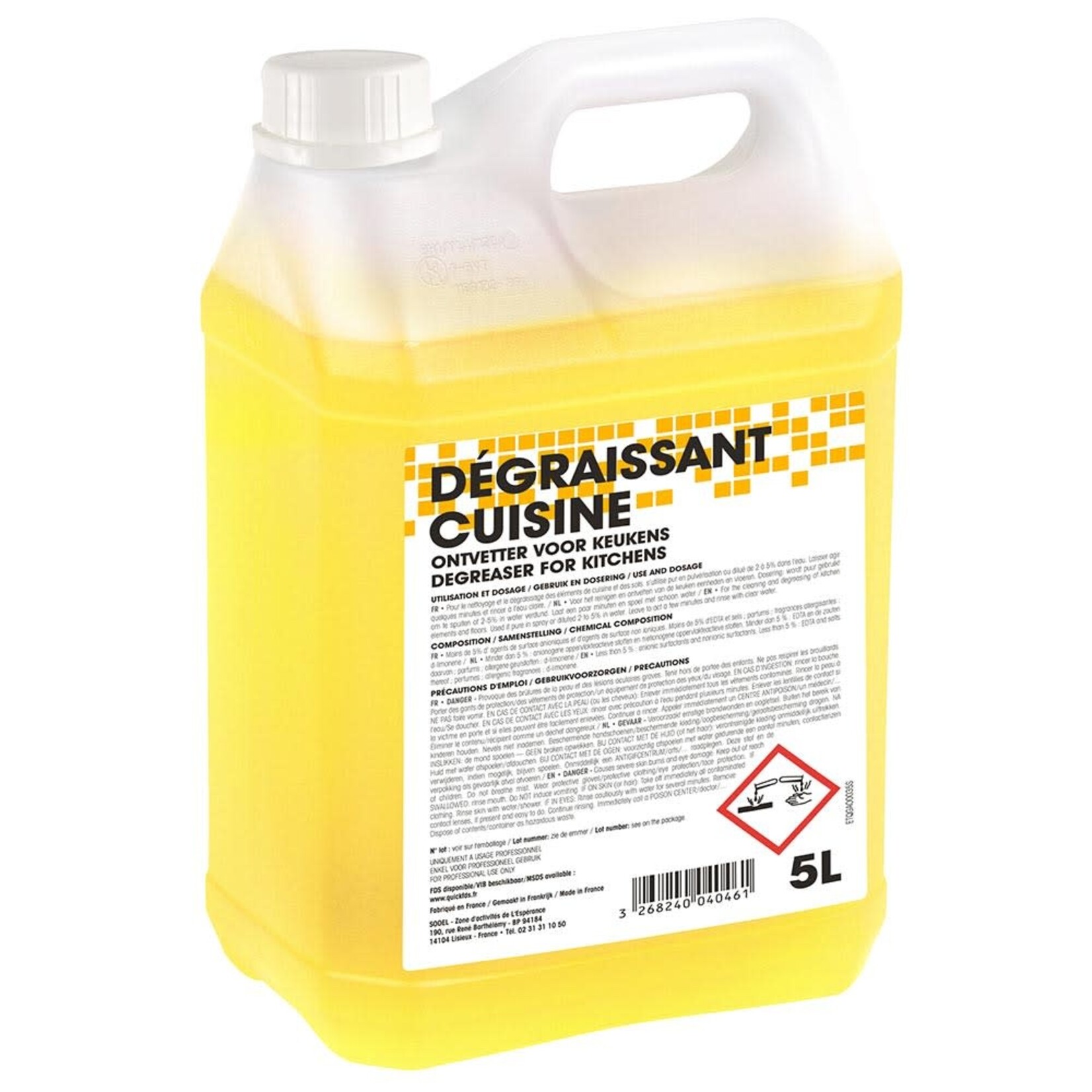 Exeol Dégraissant cuisine 5L GAO