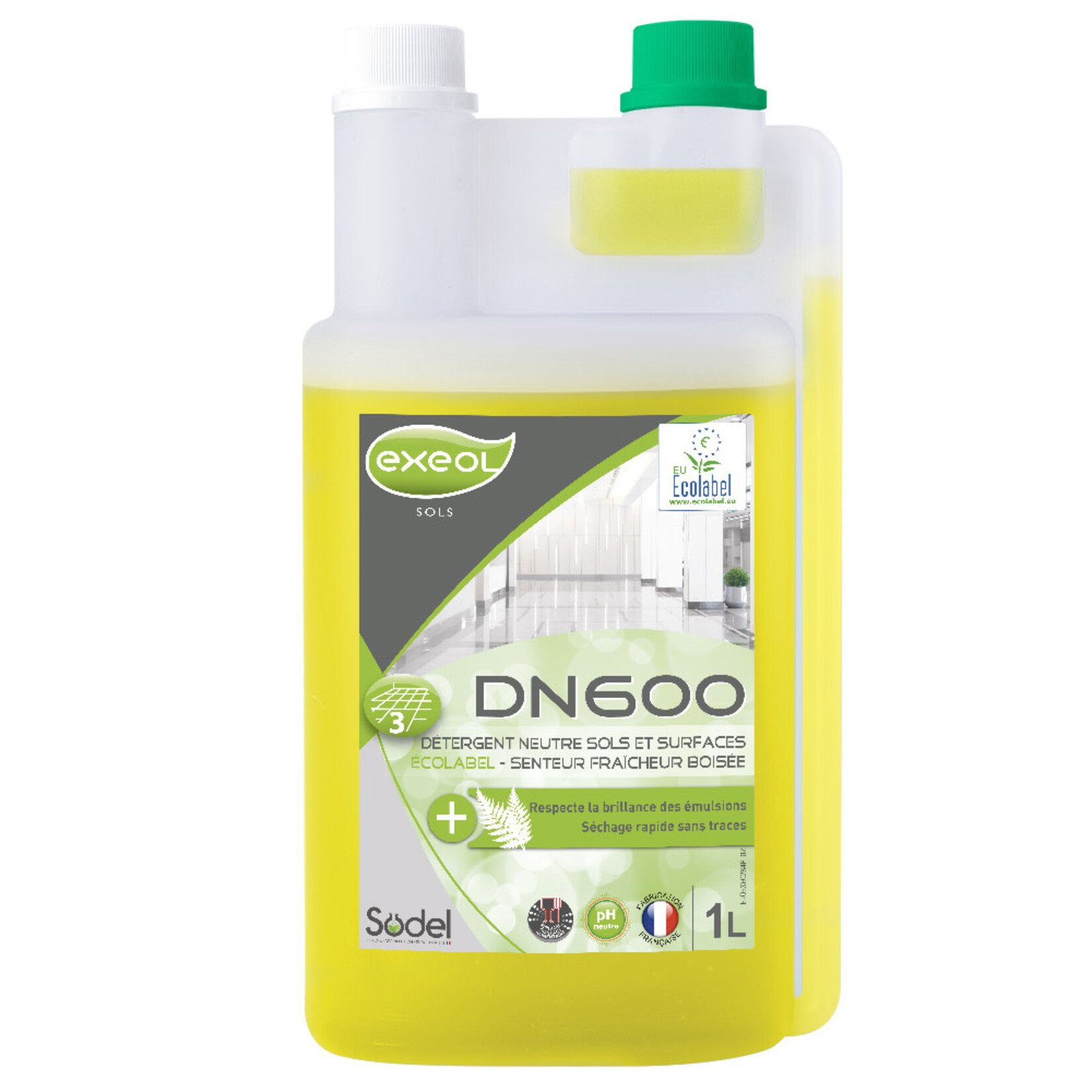 Exeol Détergent neutre 1L autodoseur - DN600