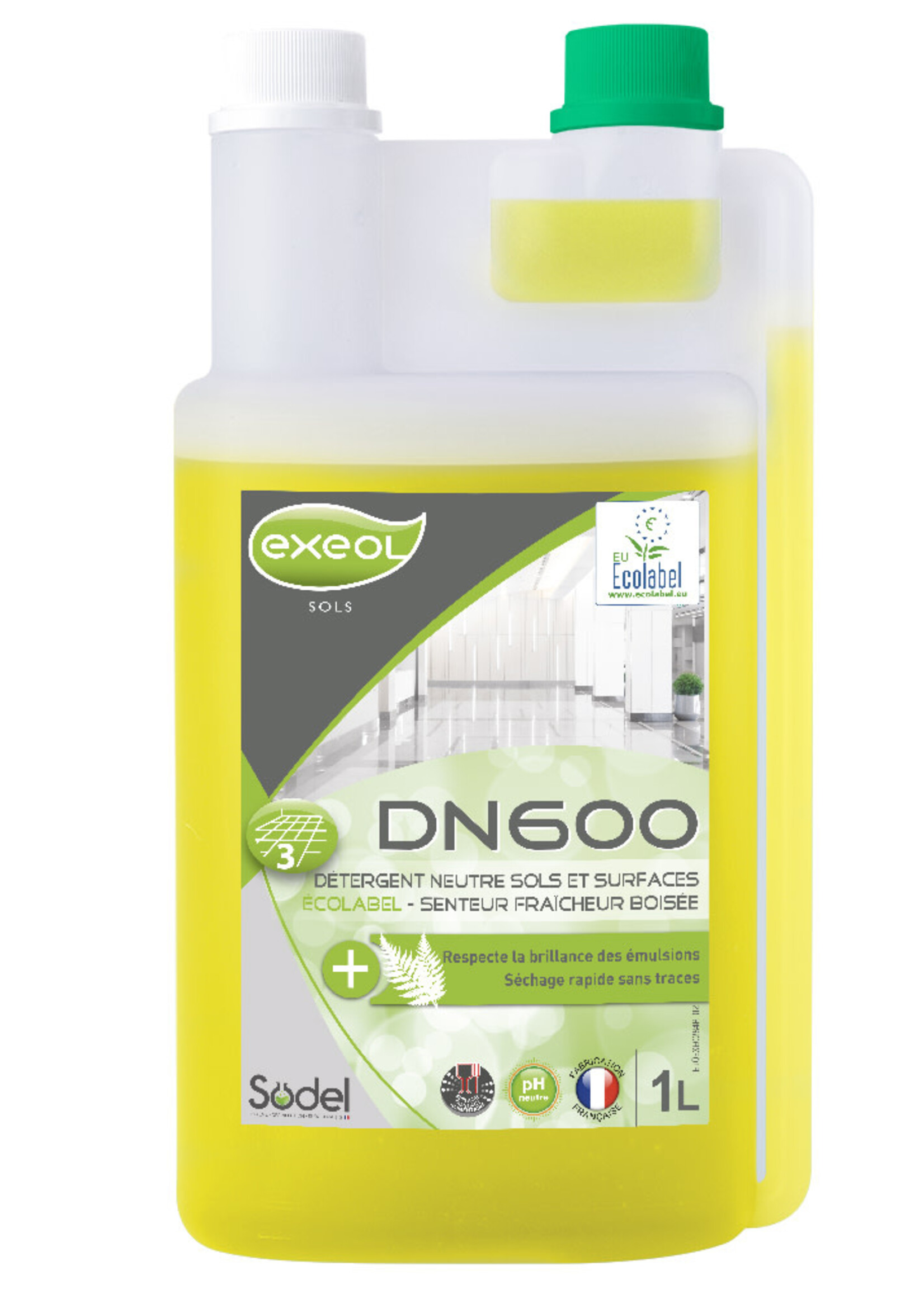 Exeol Détergent neutre 1L autodoseur